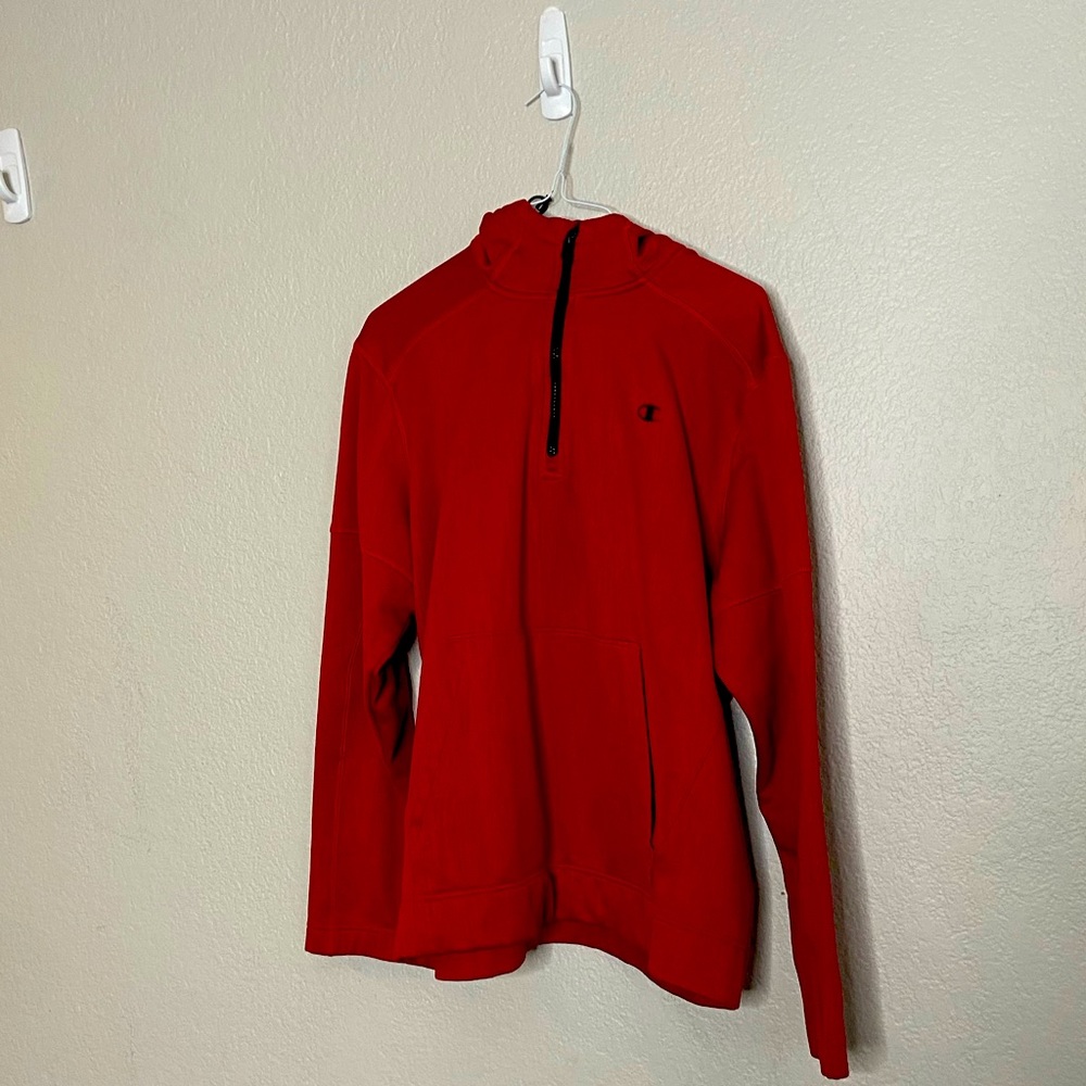 Champion Men’s Red Hoodie (Large)